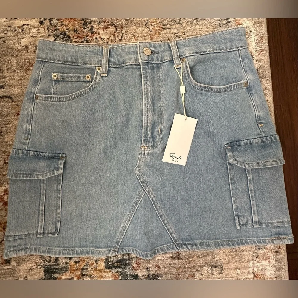 RAILS NWT Laurel Cargo Skirt— in Crystal Blue— Size 29